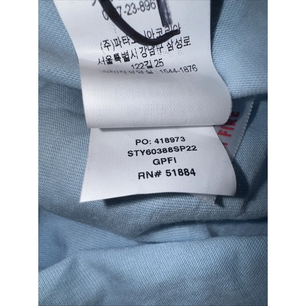 Patagonia Baby Organic Cotton Blue Graphic‎ Logo T-shirt Size 3-6 Months NWOT